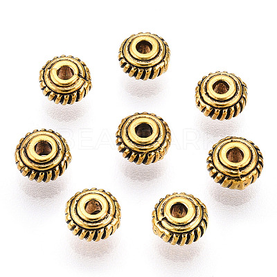 Tibetan Style Spacer Beads GLF0149Y-NF-1