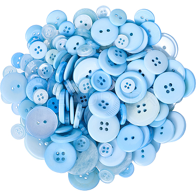 Resin Buttons BUTT-WH20002-07B-1
