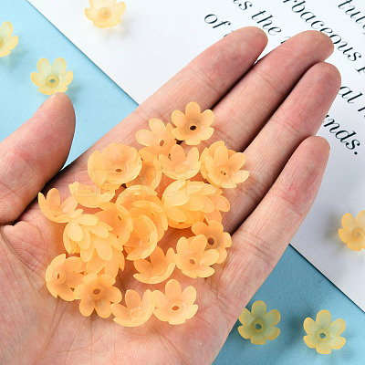Frosted Acrylic Bead Caps MACR-S371-07A-719-1