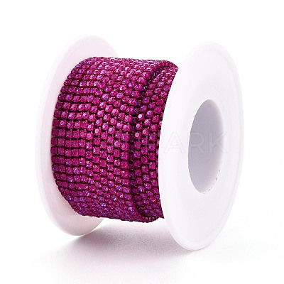 Iron Rhinestone Cup Chains CH-T006-05B-21-1