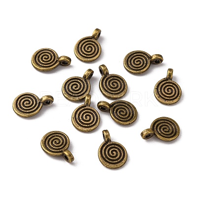 Tibetan Style Alloy Charms LS-MLF0339Y-1