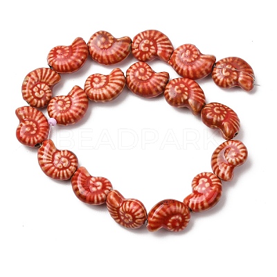 Ocean Series Handmade Porcelain Beads PORC-R002-03G-1
