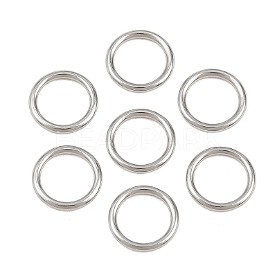 304 Stainless Steel Closed Jump Rings STAS-G393-06P-15-1