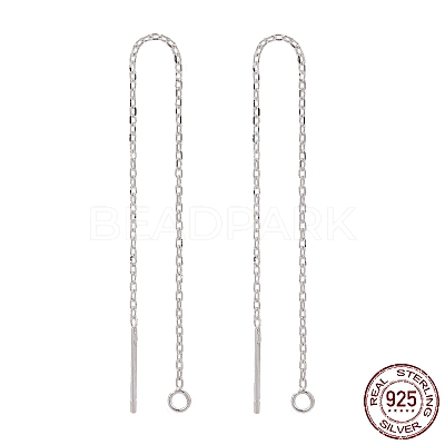 925 Sterling Silver Ear Stud Findings X-STER-I014-04S-1