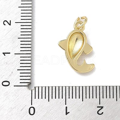 Ocean Series Brass Pendants KK-B155-14G-1
