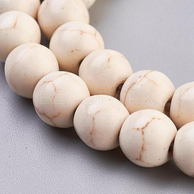 Synthetic Magnesite Beads Strands X-TURQ-8D-011-1