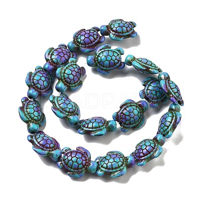 Synthetic Turquoise Dyed Beads Strands X-G-P507-05M-1