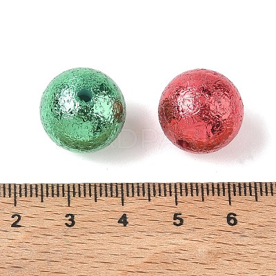 Christmas Textured Opaque Acrylic Beads AC-CBAC6DF-03-1