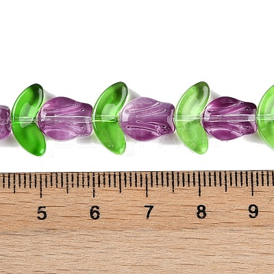 Transparent Glass Bead Strands GLAA-K070-02F-1