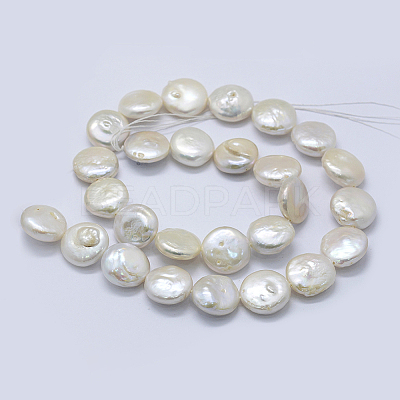 Natural Baroque Pearl Keshi Pearl Beads Strands PEAR-K004-26-1