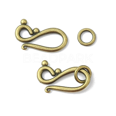Tibetan Style Toggle Clasp X-MLF1277Y-NF-1