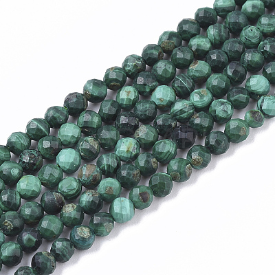 Natural Malachite Beads Strands G-S361-3mm-001-1