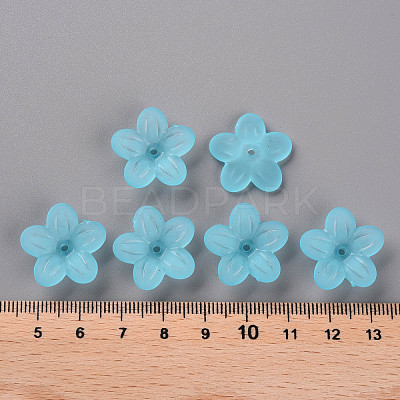 Frosted Acrylic Bead Caps MACR-S371-08A-755-1