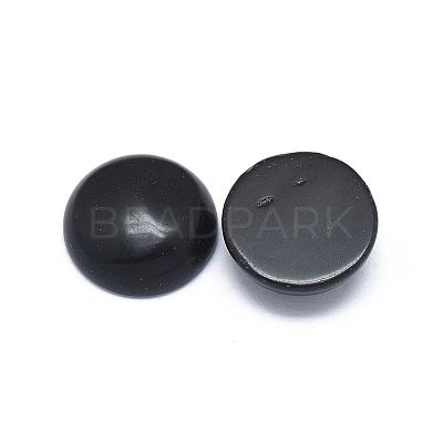 Natural Obsidian Cabochons G-G788-A-05-1