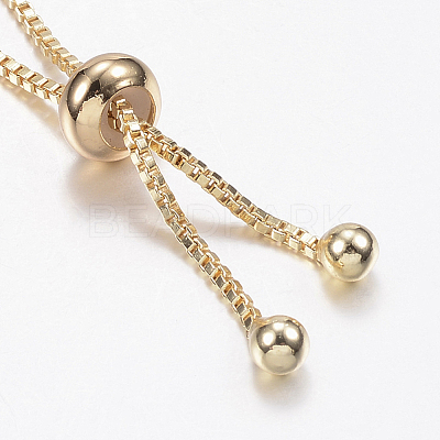 Adjustable Brass Bolo Bracelets BJEW-P200-05G-1