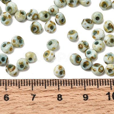 Opaque Glass Beads GL-CBA31A4-01J-1