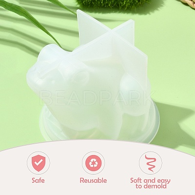 1 pcs 3D Frog Candle Ornament Silicone Molds ST-CJ0007-89-1