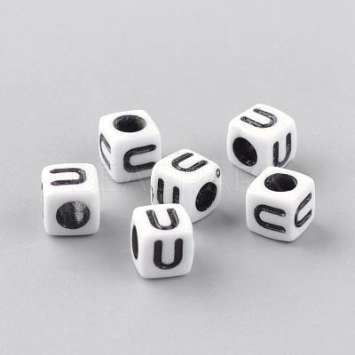 Opaque Acrylic Beads SACR-Q188-02U-1