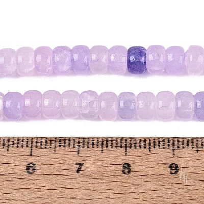 Ombre Effect Dyed Glass Beads Strands X-GLAA-Q106-05A-A11-1
