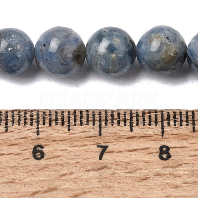 Natural Kyanite/Cyanite/Disthene Beads Strands G-G272-A01-8mm-1