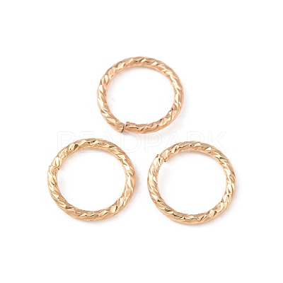 1/20 14K Gold Filled Open Jump Rings KK-Z159-01G-01-1