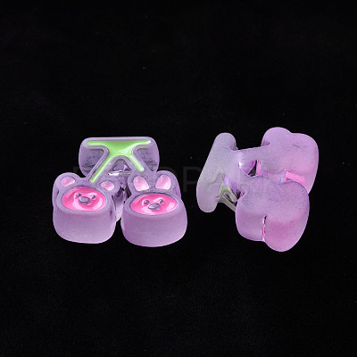 Transparent Acrylic Beads MACR-S374-04B-03-1