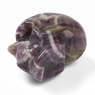 Halloween Natural Amethyst Home Decorations DJEW-K015-19-1