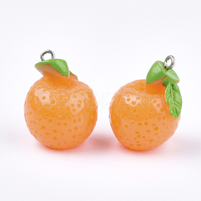 Resin Pendants RESI-T028-42-1