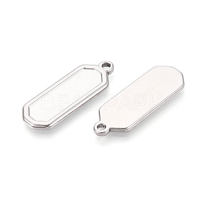 304 Stainless Steel Pendant Cabochon Settings STAS-N108-63P-1