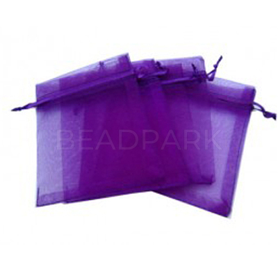 Rectangle Organza Jewelry Packing Drawable Pouches OP001-03-1
