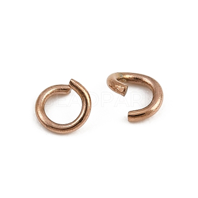 304 Stainless Steel Open Jump Rings STAS-M235-02D-RG-1