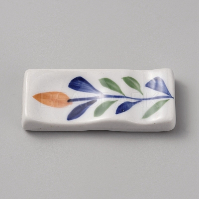 Japanese Style Ceramic Chopstick Holders AJEW-WH0009-40-1