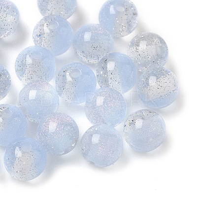 Two Tone Resin Beads RESI-Q025-02A-B-1
