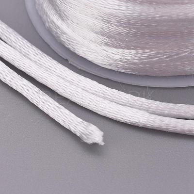 Nylon Satin Rattail Cords NWIR-L006-2mm-01-1