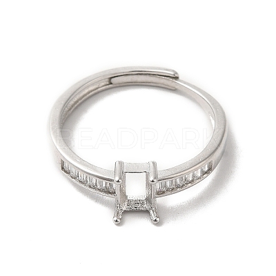 Adjustable Alloy Pad Ring Settings KK-C022-01B-P-1