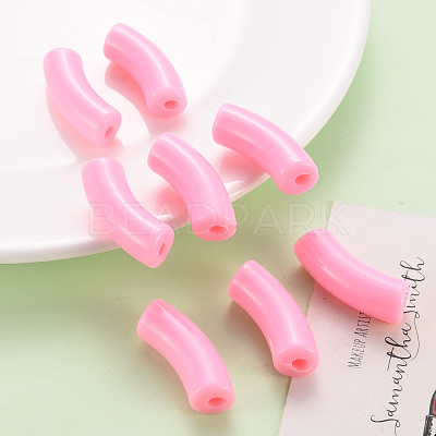 Opaque Acrylic Beads MACR-S372-001B-S004-1