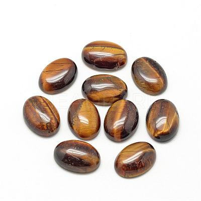 Natural Tiger Eye Cabochons G-R415-18x25-35-1