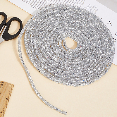 5 Yards Hollow PVC Tubular Synthetic Rubber Cord DIY-WH20002-646-1