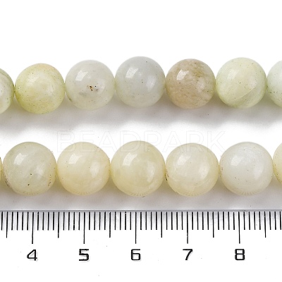 Natural New Jade Beads Strands G-F591-16-10MM-1