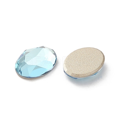 Glass Rhinestone Cabochons RGLA-P037-13A-D202-1