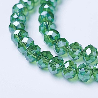 Electroplate Glass Beads Strands EGLA-A034-T2mm-A10-1