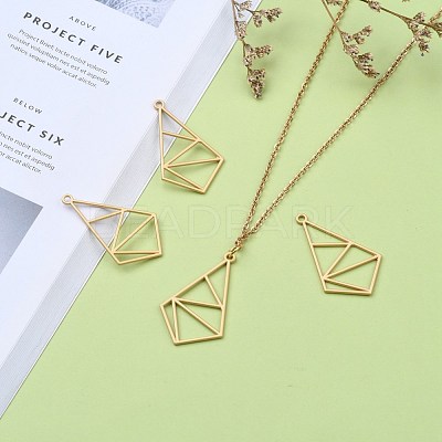 Smooth Surface Alloy Open Back Bezel Pendants PALLOY-S117-153-1