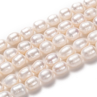 Natural Cultured Freshwater Pearl Beads Strands PEAR-L033-83-1