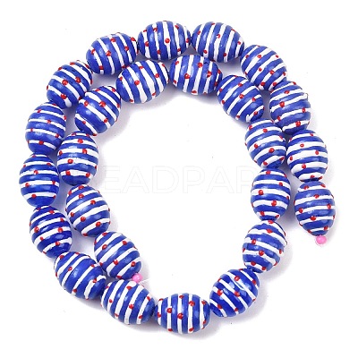 Glass Imitation Jade Beads GLAA-L051-02E-1