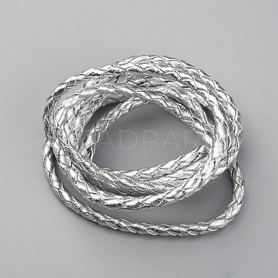 Braided PU Leather Cords LS-WL-WH0005-002C-1