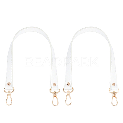 Imitation Leather Bag Handles PURS-WH0005-10G-02-1