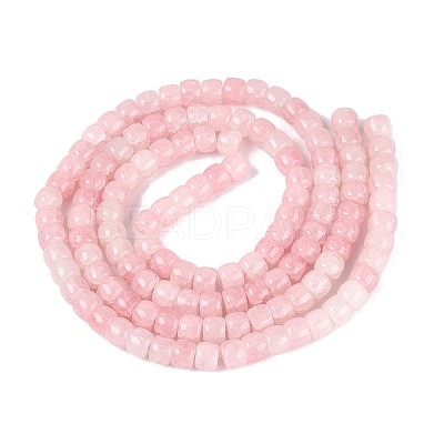 Ombre Effect Dyed Glass Beads Strands GLAA-Q106-05B-A01-1