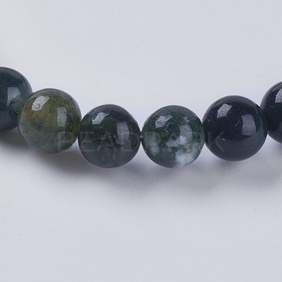 Natural Indian Agate Beads Strands X-G-G515-4mm-05-1