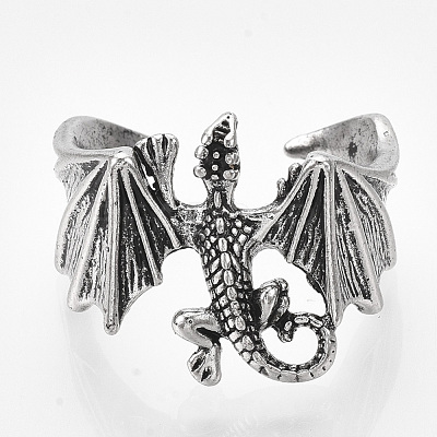 Alloy Cuff Finger Rings X-RJEW-T008-03-1