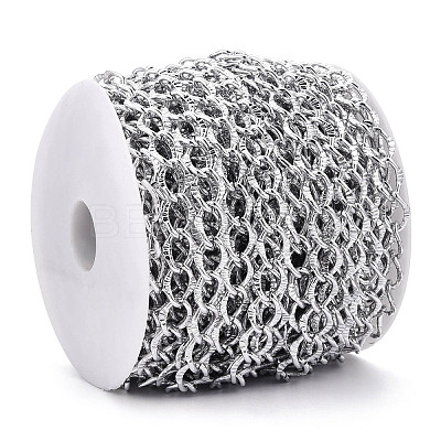 Aluminium Textured Curb Chains CHA-T001-43S-1
